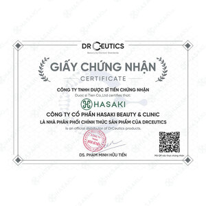 Hình giấy chứng nhận đại lý