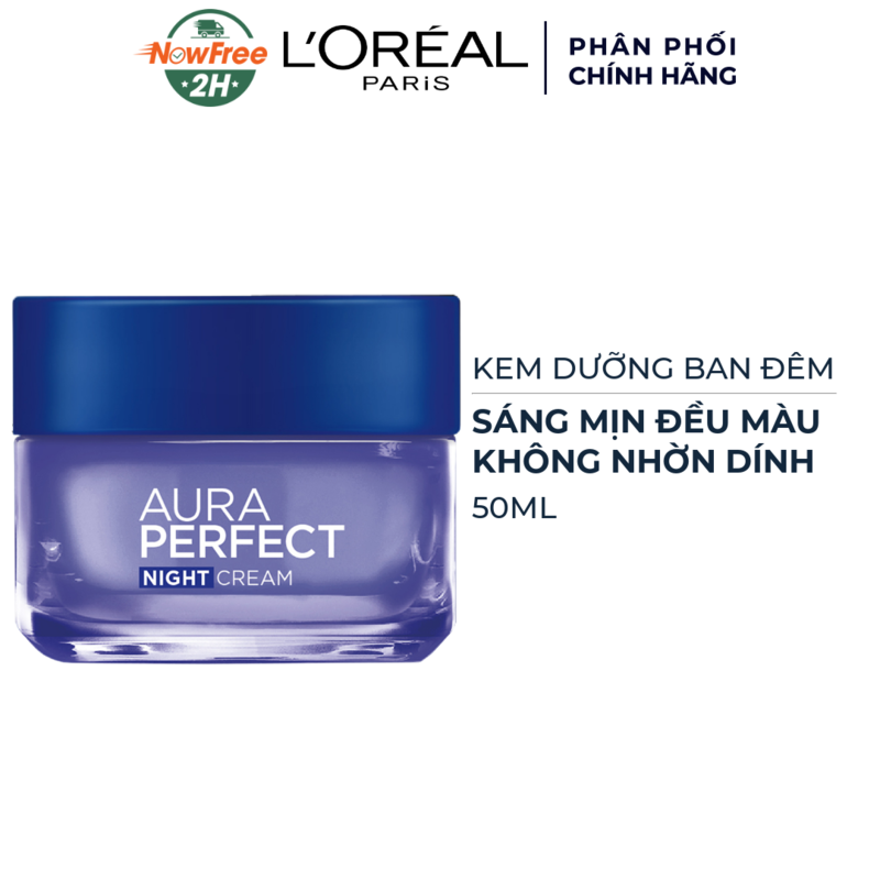 Kem Dưỡng L'Oréal Paris Làm Sáng Da Ban Đêm 50ml