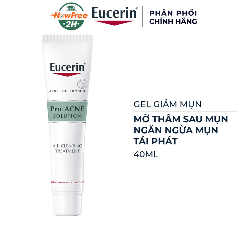 Gel Giảm Mụn Eucerin Dành Cho Mụn Viêm & Không Viêm 40ml