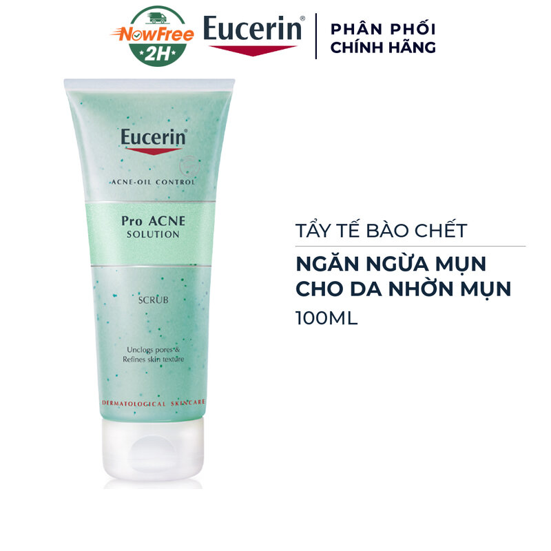 Tẩy Tế Bào Chết Eucerin Dành Cho Da Nhờn Mụn 100ml