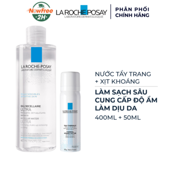 Combo La Roche-Posay Nước Tẩy Trang & Làm Dịu Da Thường