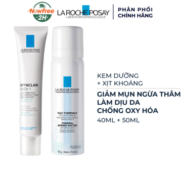 Combo La Roche Posay Làm Dịu & Giảm Mụn Trong 12H