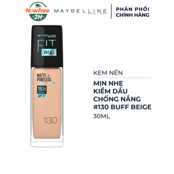 Kem Nền Maybelline Mịn Nhẹ Kiềm Dầu Chống Nắng #130 30ml