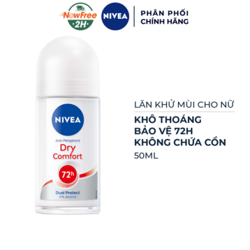 Lăn Khử Mùi Nivea Comfort Khô Thoáng Cho Nữ 50ml