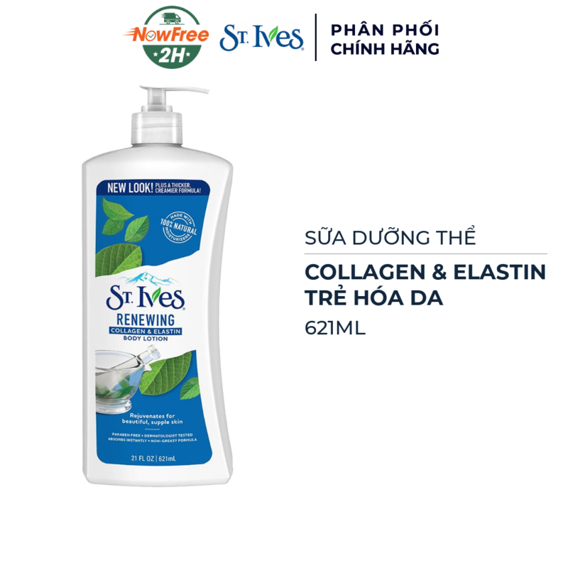 Sữa Dưỡng Thể St.Ives Collagen & Elastin Trẻ Hóa Da 621ml