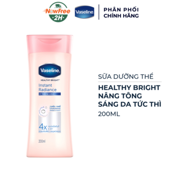 Sữa Dưỡng Thể Vaseline Nâng Tông Sáng Da Tức Thì 200ml