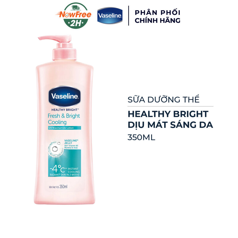 Sữa Dưỡng Thể Vaseline Dịu Mát Sáng Da 350ml