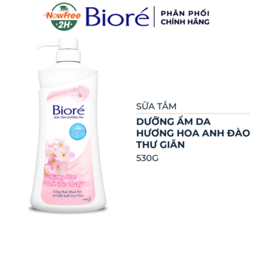 Sữa Tắm Dưỡng Ẩm Bioré Hương Hoa Anh Đào Thư Giãn 530g