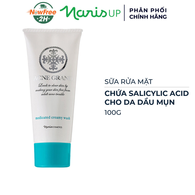 Sữa Rửa Mặt Naris Acne Grand Cho Da Dầu Mụn 100g