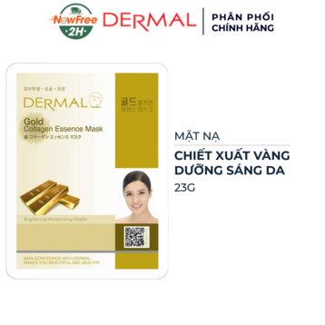 Mặt Nạ Dermal Chiết Xuất Vàng Dưỡng Sáng Da 23g