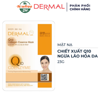 Mặt Nạ Dermal Chiết Xuất Q10 Ngừa Lão Hóa Da 23g