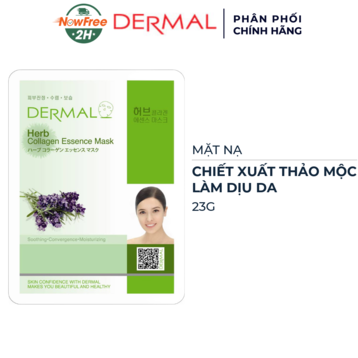 Mặt Nạ Dermal Chiết Xuất Thảo Mộc Làm Dịu Da 23g