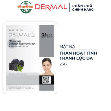 Mặt Nạ Dermal Chiết Xuất Than Hoạt Tính Dưỡng Da 23g