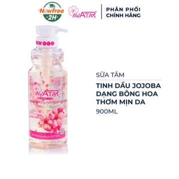 Sữa Tắm Avatar Thơm Mịn Da Jojoba Bông Hoa 900ml