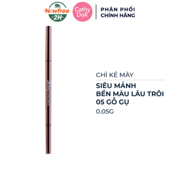 Chì Kẻ Mày Cathy Doll Siêu Mảnh 05 Gỗ Gụ 0.05g