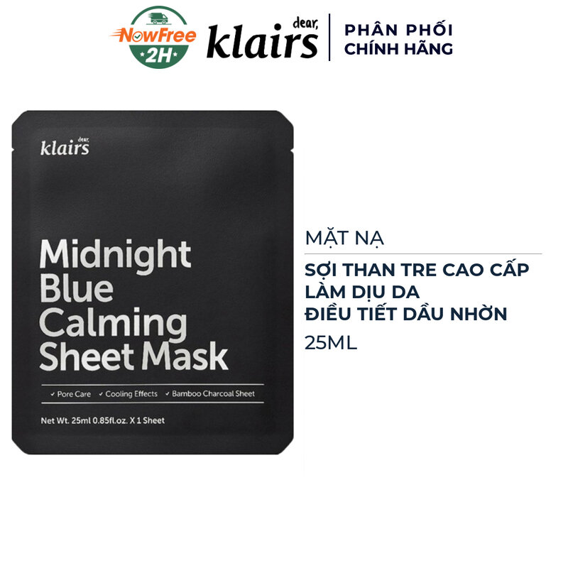 Mặt Nạ Klairs Làm Sạch & Dịu Mát Da 25ml