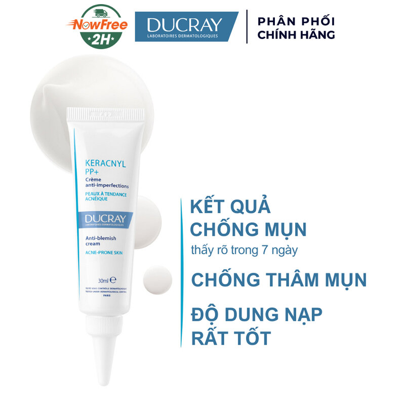 Kem Dưỡng Ducray Giúp Làm Giảm Mụn, Mờ Vết Thâm 30ml