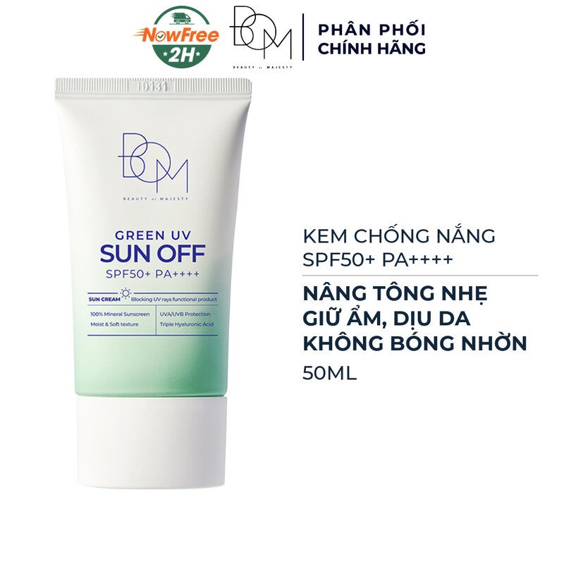 Kem Chống Nắng B.O.M Nâng Tông Dịu Nhẹ 50ml