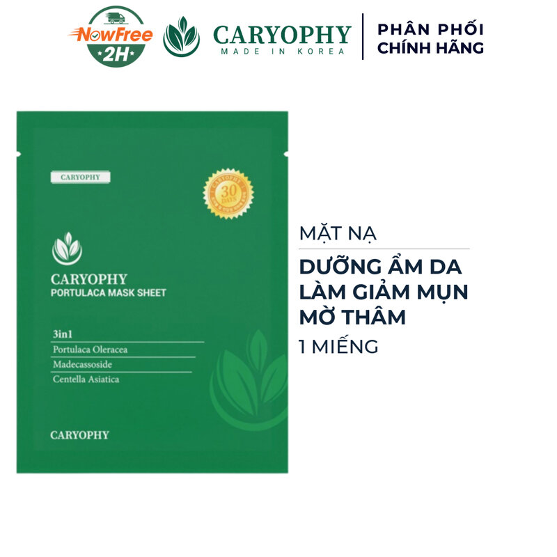 Mặt Nạ Caryophy Làm Giảm Mụn, Thâm & Dưỡng Ẩm Da 22g