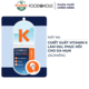 TẶNG Mặt Nạ Foodaholic Vitamin K (SL có hạn)