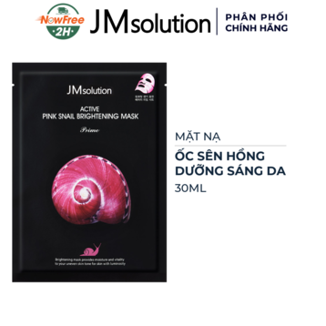 Mặt Nạ JMsolution Ốc Sên Hồng Dưỡng Sáng Da 30ml