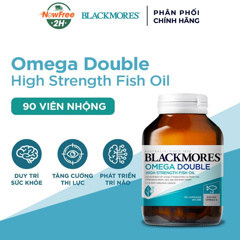 Viên Uống Blackmores Dầu Cá Bổ Sung Omega Lọ 90 Viên