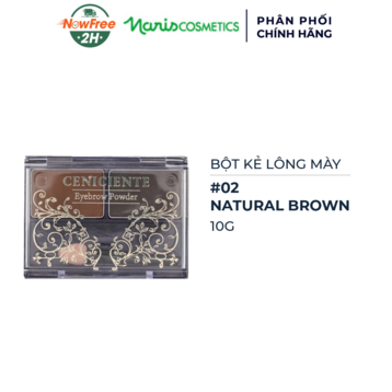 Bột Kẻ Lông Mày Naris Cosmetics 02 Natural Brown 10g