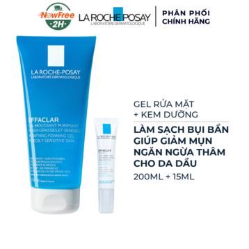 Combo La Roche-Posay Giảm Mụn, Ngừa Thâm Cho Da Dầu