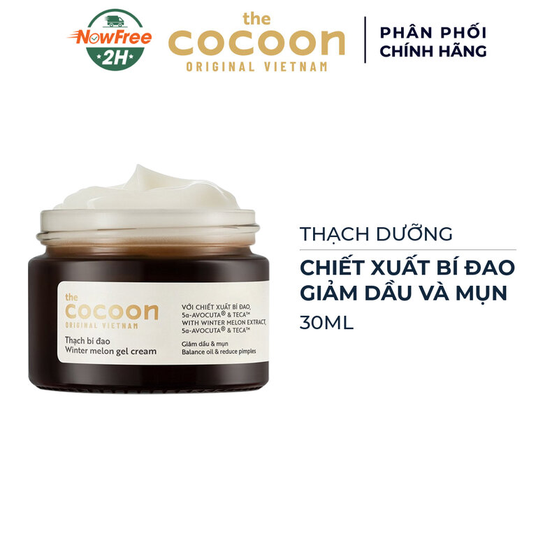 Thạch Bí Đao Cocoon Giảm Dầu & Mụn 30ml
