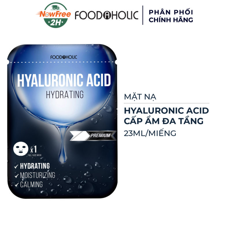 Mặt Nạ Foodaholic Hyaluronic Acid Cấp Ẩm Đa Tầng 23ml