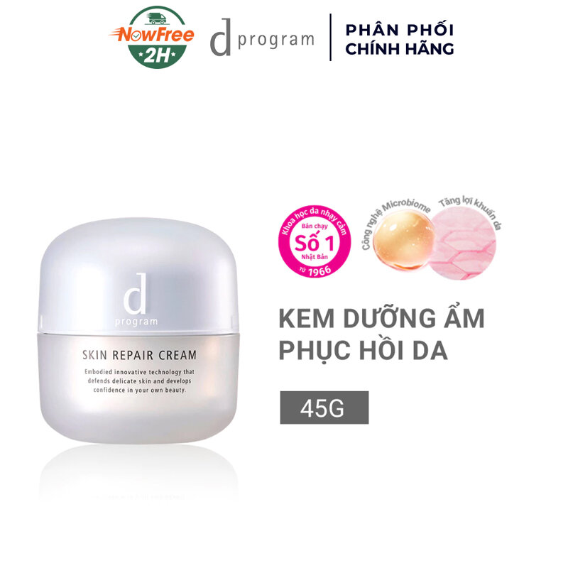 Kem Dưỡng d program Hỗ Trợ Phục Hồi Da 45g