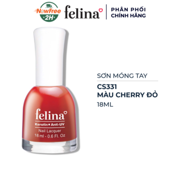 Sơn Móng Tay Felina Màu Cherry Đỏ CS331 18ml