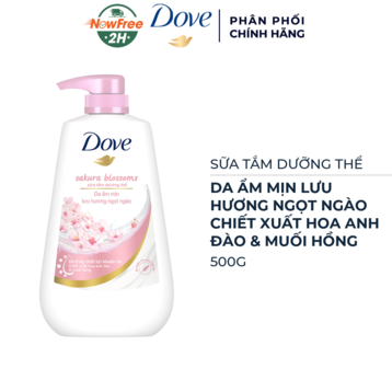 Sữa Tắm Dưỡng Thể Dove Da Ẩm Mịn Lưu Hương Ngọt Ngào 500g