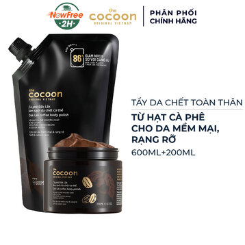 Combo Cocoon Tẩy Da Chết Toàn Thân Từ Cà Phê Đắk Lắk
