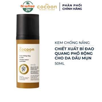 Kem Chống Nắng Cocoon Bí Đao Quang Phổ Rộng 50ml