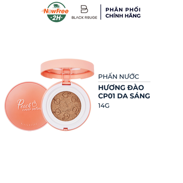 Phấn Nước Black Rouge Hương Đào CP01 Da Sáng 14g