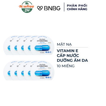 Combo 10 Mặt Nạ BNBG Vitamin E Cấp Nước, Dưỡng Ẩm 30ml