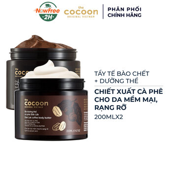 Combo Cocoon Làm Sạch Da Chết Và Dưỡng Ẩm Cơ Thể Từ Cà Phê