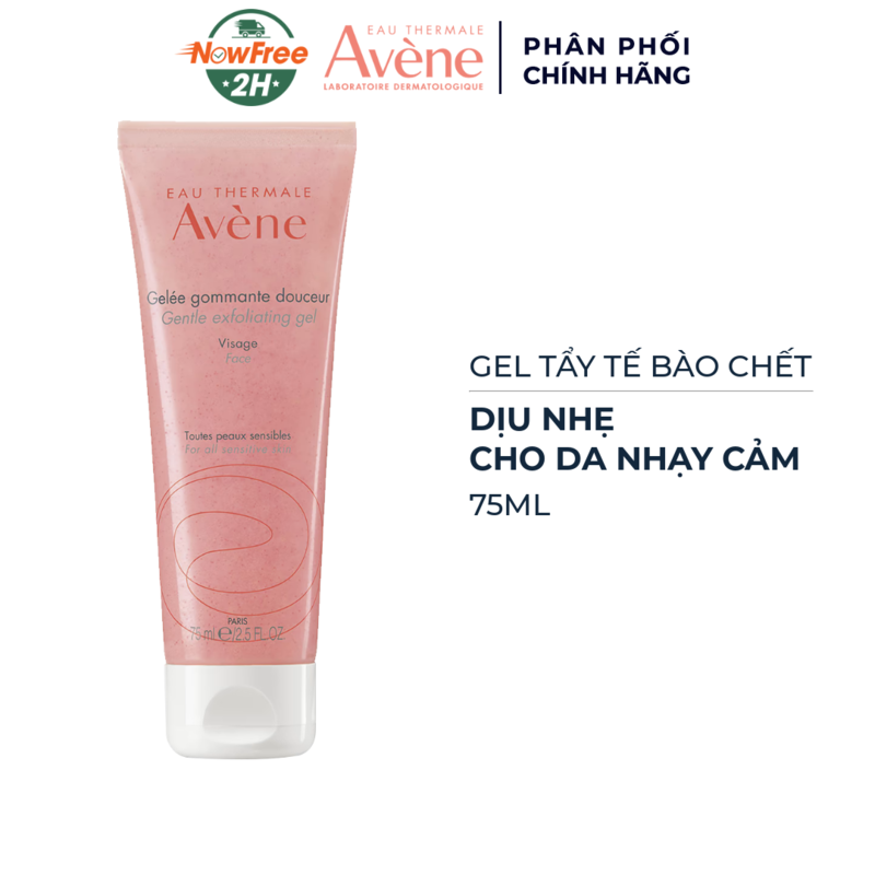 Gel Tẩy Tế Bào Chết Avène Dịu Nhẹ Cho Da Nhạy Cảm 75ml