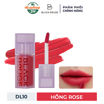 Son Tint Black Rouge DL10 Romantic Pink - Hồng Rose 4.1g