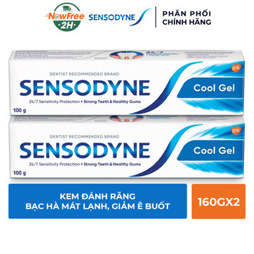 Bộ 2 Kem Đánh Răng Sensodyne Cool Gel 100g
