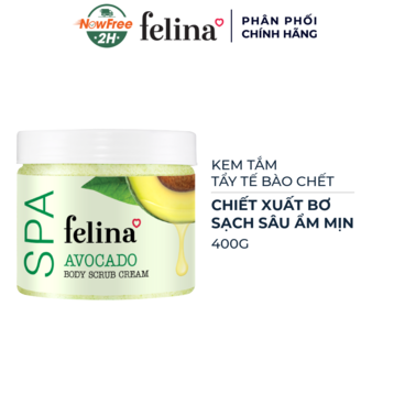 Kem Tắm Tẩy Tế Bào Chết Felina Chiết Xuất Bơ 400g