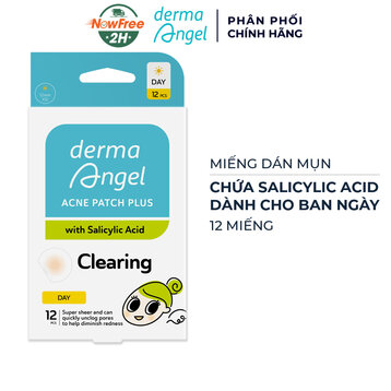 Miếng Dán Mụn Derma Angel Salicylic Acid Ban Ngày 12 Miếng