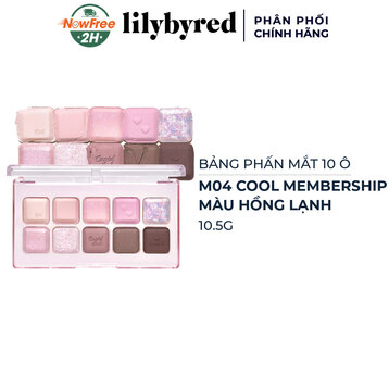 Bảng Phấn Mắt Lilybyred 10 Ô Màu M04 Cool Membership 10.5g