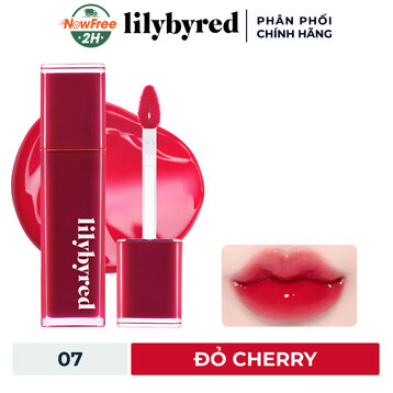 Son Tint Lilybyred Siêu Lì 07 Daring Cherry - Đỏ Cherry 4g