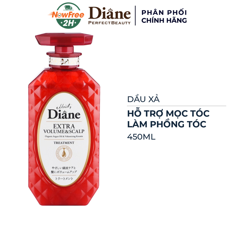 Tặng: Dầu Xả Diane Hỗ Trợ Mọc Tóc, Làm Phồng Tóc 450ml (SL Có Hạn)