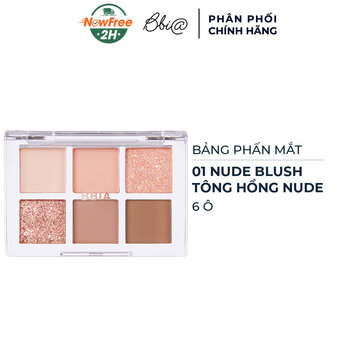 Bảng Phấn Mắt Bbia Màu 01 Nude Blush 6 Ô