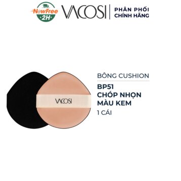Bông Cushion Vacosi BP51 Nhọn Màu Kem (1 Cái)