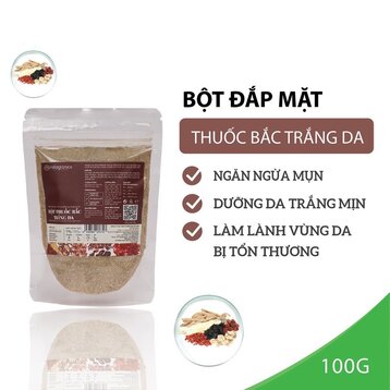 Bột Thuốc Bắc Milaganics Dưỡng Sáng Da 100g