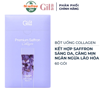 Bột Uống Collagen Gilaa Kết Hợp Saffron 2gx60 Gói
